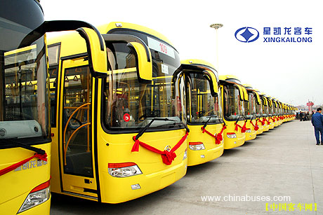 星凯龙城市客车成蚌埠公交新靓影- 中国客车网