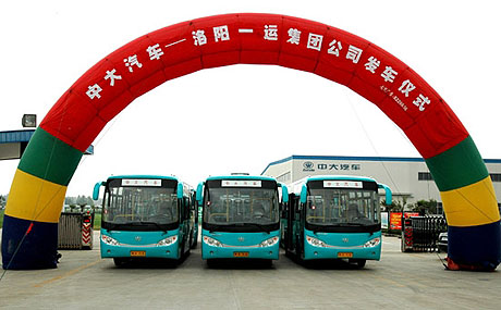 中大客车批量驶入河南市场- 中国客车网- 