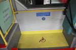 常隆纯电动客车YS6120GBEV残疾人专用座椅