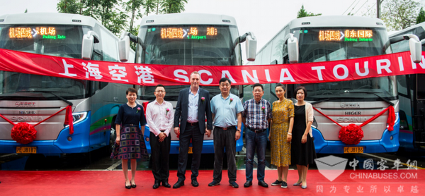 上海空港巴士再次批量采购25辆斯堪尼亚TOU