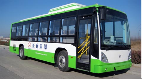 新年新气象 长安客车喜得保定公交100辆CNG