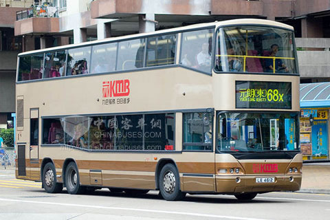 香港城市漂亮的风景线:双层巴士