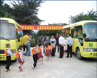 四川成都使用的校车