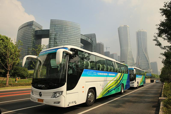 欧辉客车在杭州