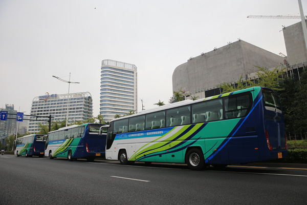 欧辉客车在杭州