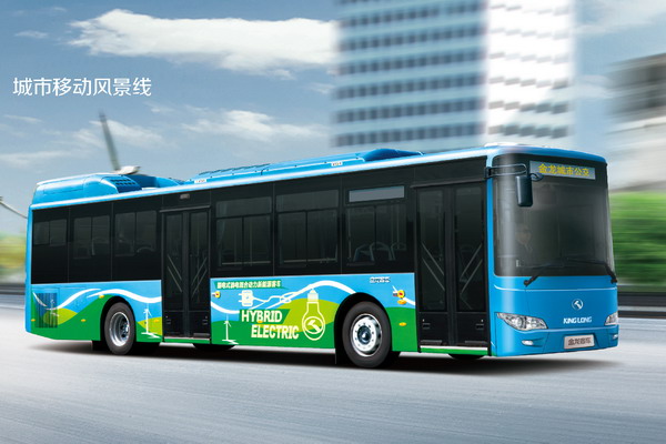 金龙客车ISG混合动力客车XMQ6106