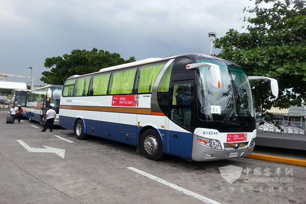 宇通客车成为马尼拉APEC峰会指定服务用车