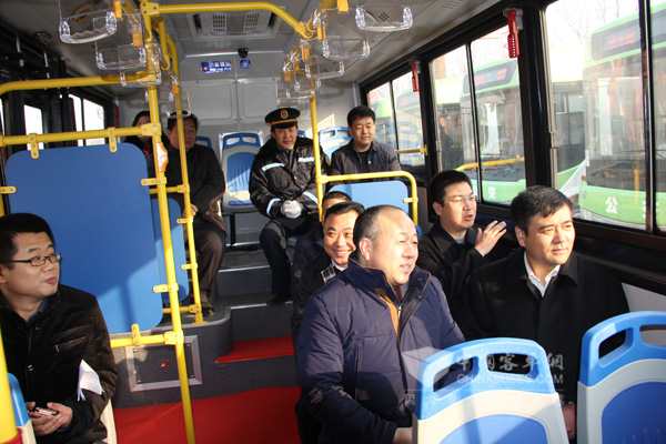 邢台沙河市首批157辆纯电动公交正式上线