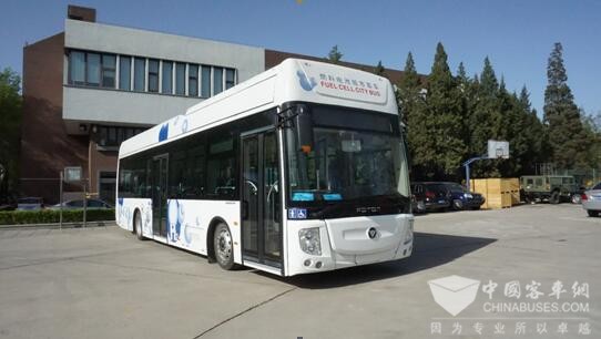 福田欧辉拉开中国氢燃料电池电动客车上线运营序幕