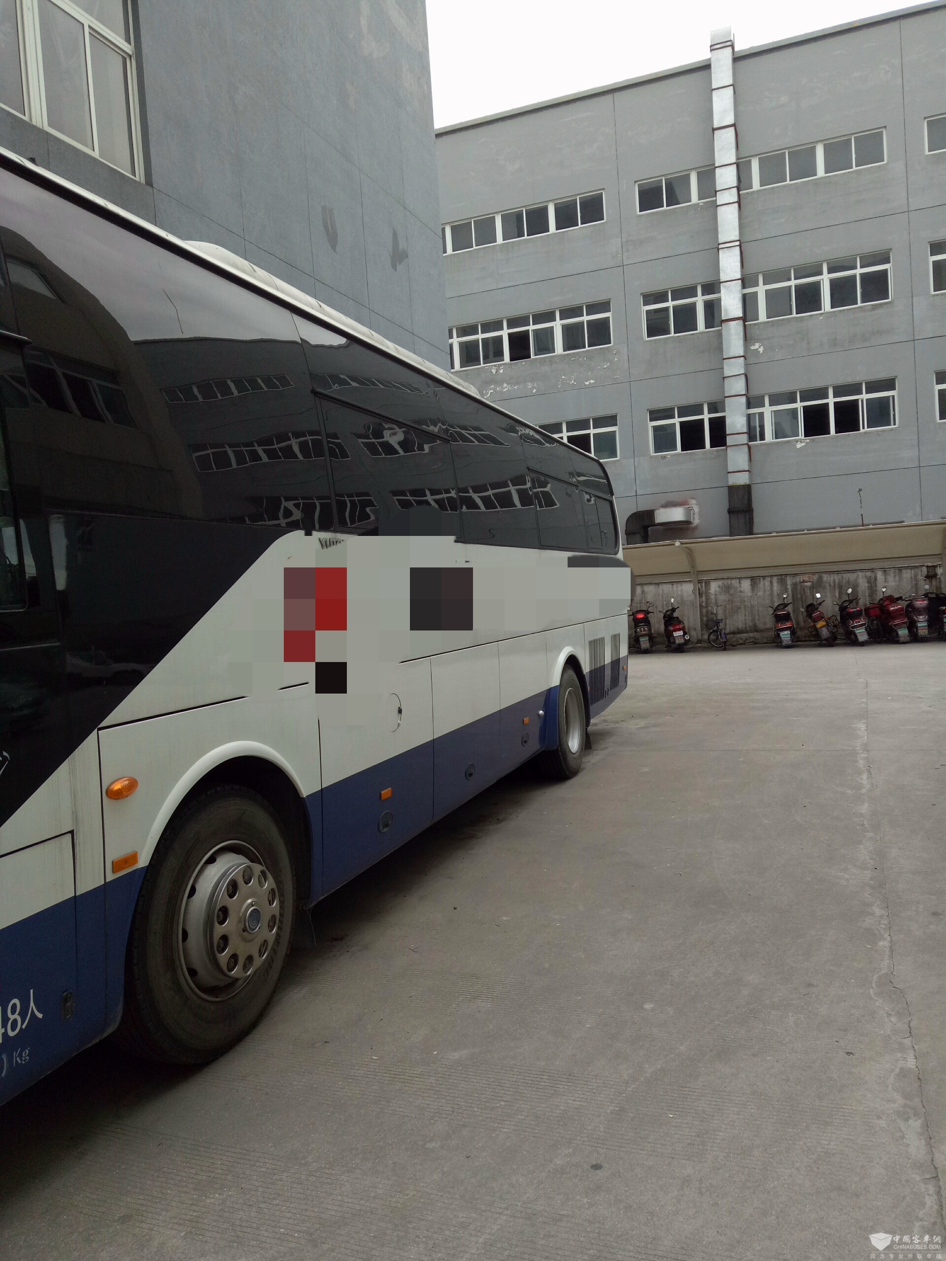 宇通客车,48坐,厂内员工接送车,潍柴280动力,公里数,7万多