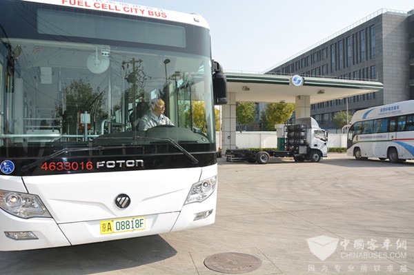 又见一座“氢城” 福田欧辉氢燃料电池公交将批量投放北京