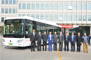 福田欧辉12米氢燃料电池城市客车北京示范运营调研