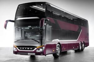 戴姆勒新款双层巴士搭载“防碰瓷”黑科技