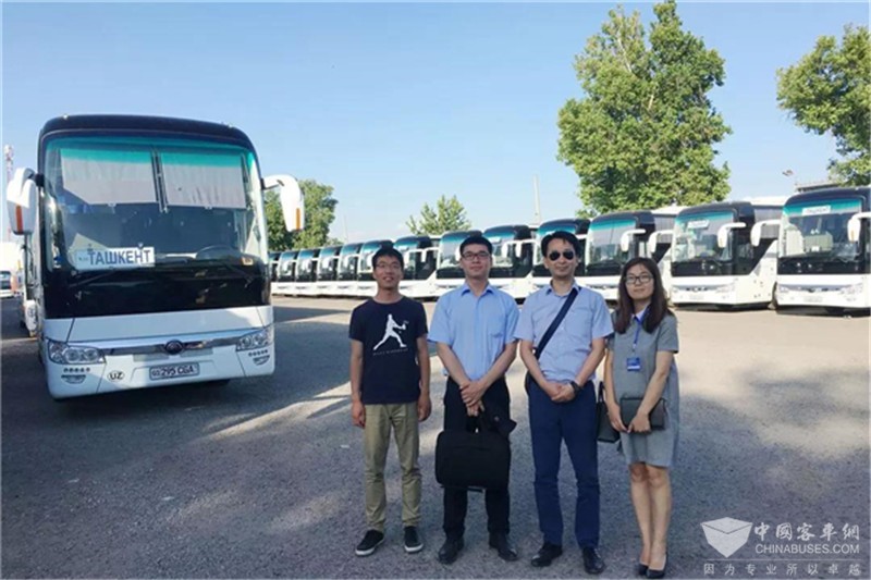 168台宇通豪华大巴交付哈萨克斯坦