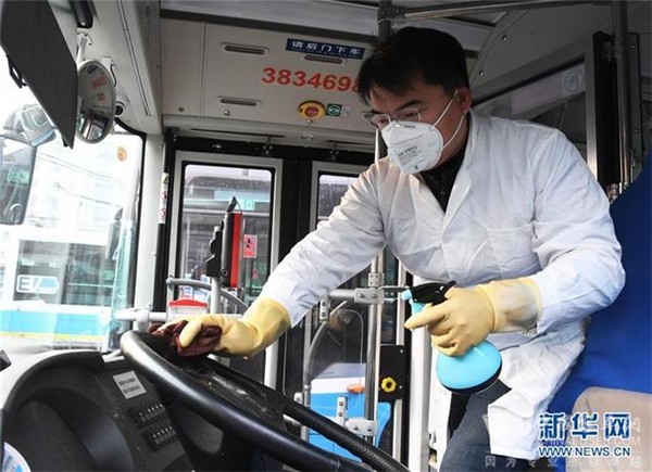 北京公交：加强车辆卫生消毒 保障市民乘车安全