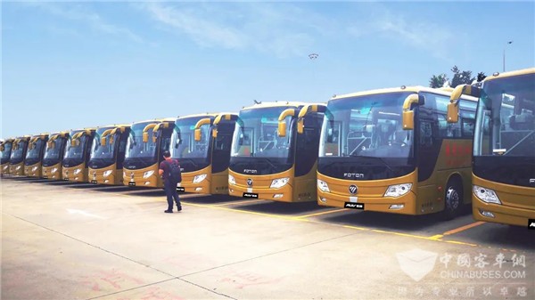 20台欧辉BJ6113系列客车交付南京 助力当地机场接驳客运品质升级
