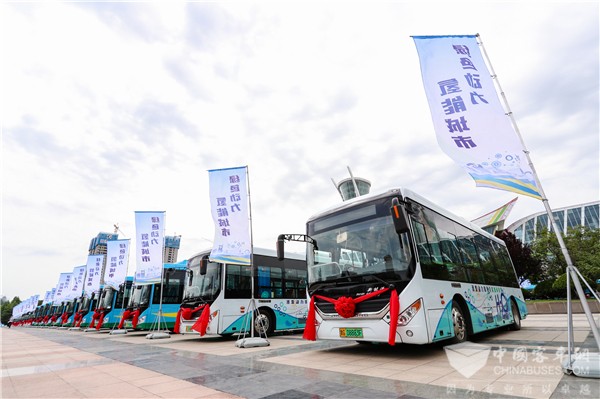 开拓绿色动力制造“新蓝海” 潍柴150辆氢燃料电池公交交付潍坊