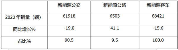 2020新能源公交客车市场年度特征盘点
