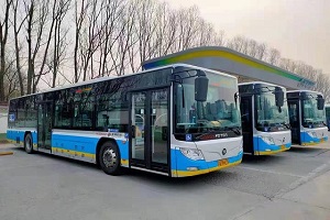 北京专38路全线更换12米纯电动公交车