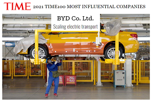 品牌影响力！比亚迪入选《时代周刊》年度最有影响力的100家企业