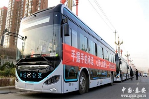 甘肃省天水市秦安县：20辆新能源大型公交车即将投入运营