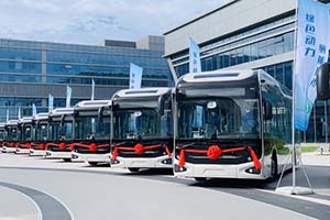 助推“氢能城市” 亚星新造型星辰系列氢燃料公交车亮相潍坊