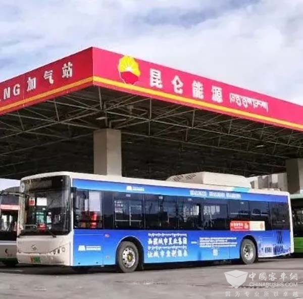 苏州金龙 海格新能源公交车 拉萨