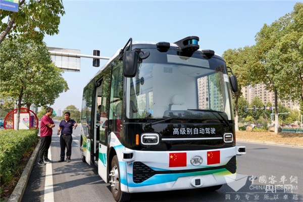 全程15公里 安凯上岗安徽首条自动驾驶公交体验线