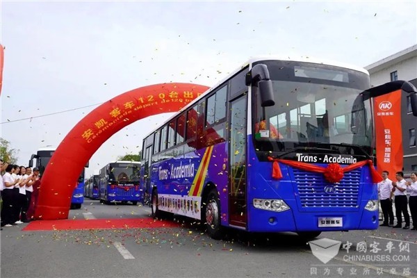120台安凯客车远航刚果金 达成中国客车出口该国最大单！