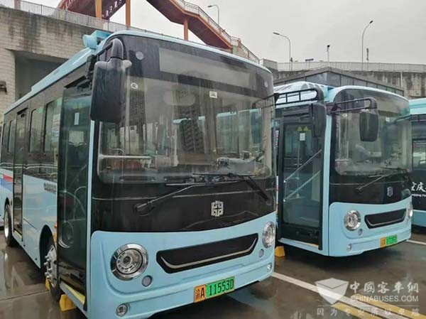 重庆公交集团 新能源车辆 两江新区