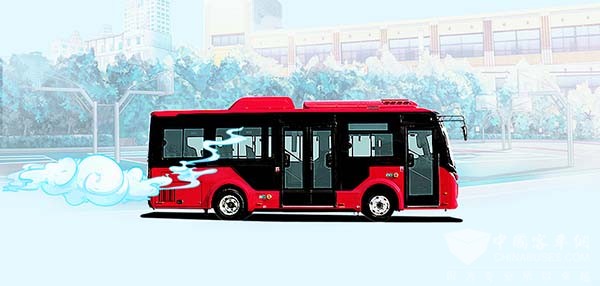 中通客车 7.5米 低入口 纯电动 公交产品
