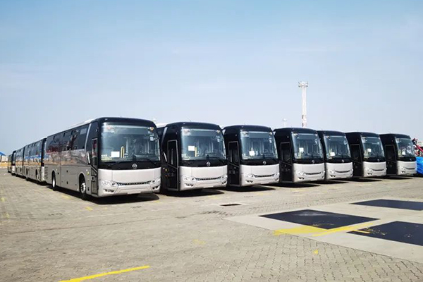 金旅客车70辆清洁能源产品装船 助力以色列市场提升服务水平