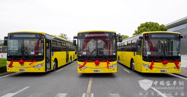 安凯客车 中国产 纯电动客车 首次批量出口 牙买加
