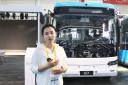 比亚迪纯电动客车B7首秀，闪耀2023道路运输车辆展！