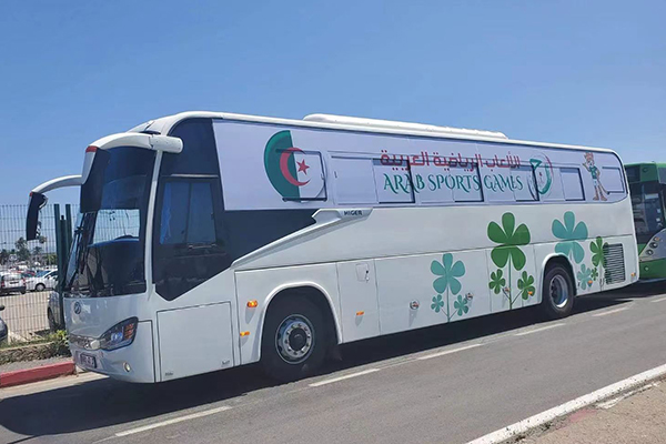 提供交通保障 苏州金龙海格客车服务第15届泛阿拉伯运动会