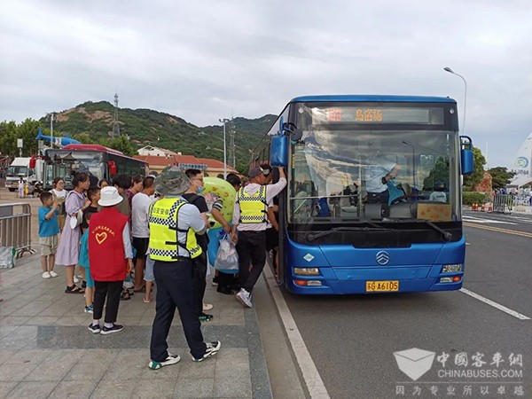 连云港市公交集团 连岛音乐节 交通运输 保障工作
