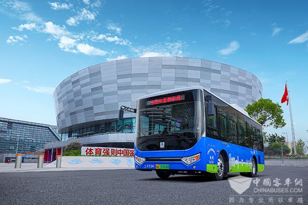 远程新能源 吉利星际客车纯电动 城市客车 杭州公交