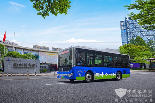 远程新能源 吉利星际客车纯电动 城市客车 杭州公交