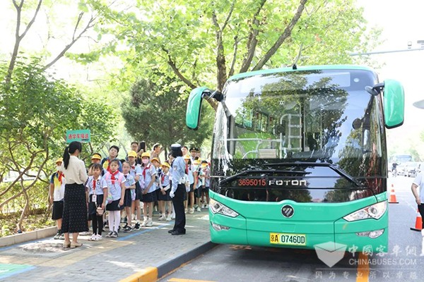 福田欧辉客车 北京公交 行业首发 国内首创 通学公交车
