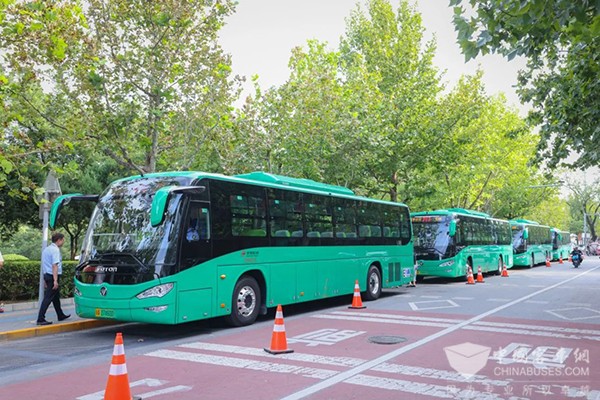 福田欧辉客车 北京公交 行业首发 国内首创 通学公交车