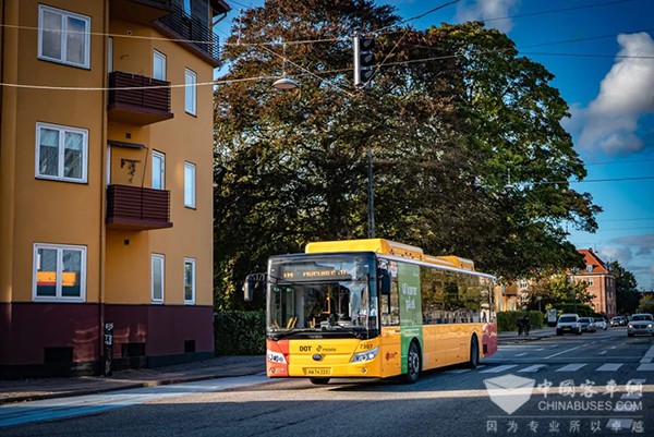 宇通客车 新能源公交 交付丹麦 城市主干线