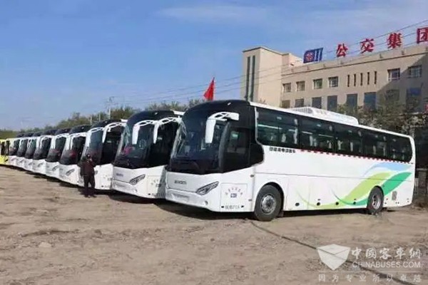 开沃集团 纯电动公交 远赴新疆 自驾交付