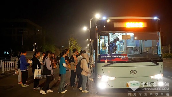徐州公交 铁人三项赛 保障用车 接驳车
