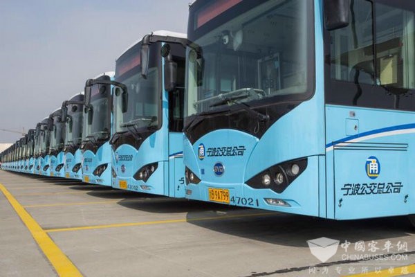 2024年宁波市将更新新能源公交车300辆