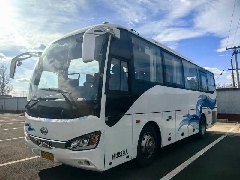 多台国六39座天然气海格6902气囊旅游车