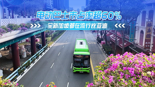 电动巴士市占率超60% 全新加坡都在流行比亚迪
