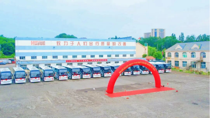 低碳入辽 批量安凯N12E纯电动客车交付辽宁虎跃 