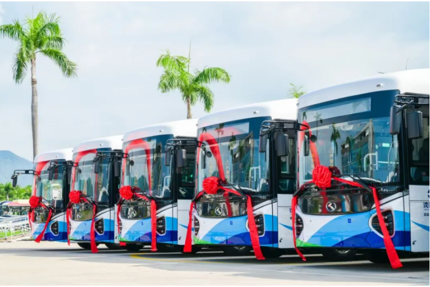 80台金龙MU9纯电公交投运沈阳安运：一城的早出晚归