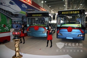 中国南车发布新能源客车新品，吸引行业眼球