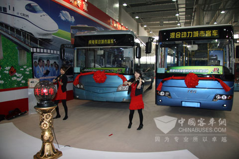 南车时代的参展客车